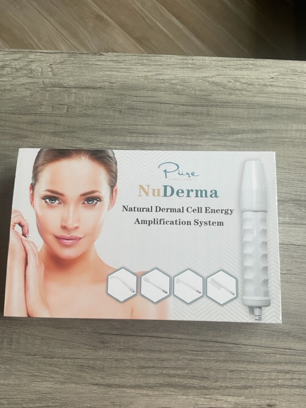 Nuderma High Frequency Skin Therapy Wand -Complete Set With Box